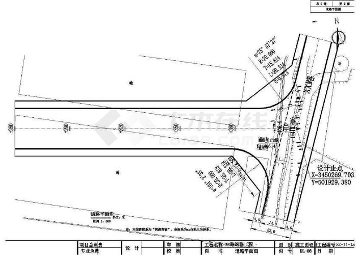 【四川】城市次干道道路工程施工图设计
