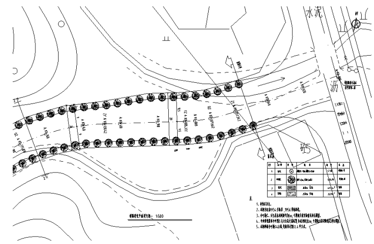 新建道路绿化工程图纸_预算表_招标文件2020