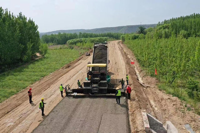 黄河一号旅游公路平陆县新建暨防汛生态保护工程有序推进
