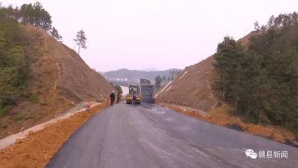 赣县区五云至夏浒公路升级改造工程主体完工