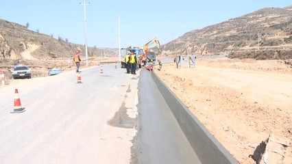 华池县25条农村公路全面复工