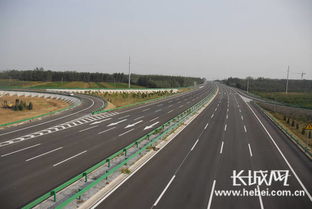 京台高速公路 廊坊段 路面工程全部完工