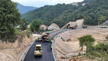 【强县工程在英山】S219红花至陶河段公路改建工程加速推进中