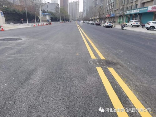 经开区起步区城市有机更新 为民路改造工程路面铺设圆满完成